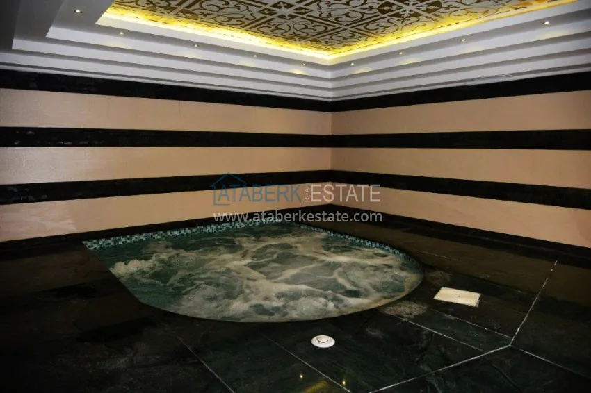 Apartament w Mahmutlarze z widokiem na morze i góry w kompleksie z bogatą infrastrukturą 22 