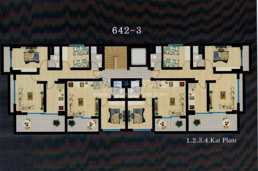 Buy cheap Apartment in Mahmutlar from an investor in a complex at the final stage of construction 1 