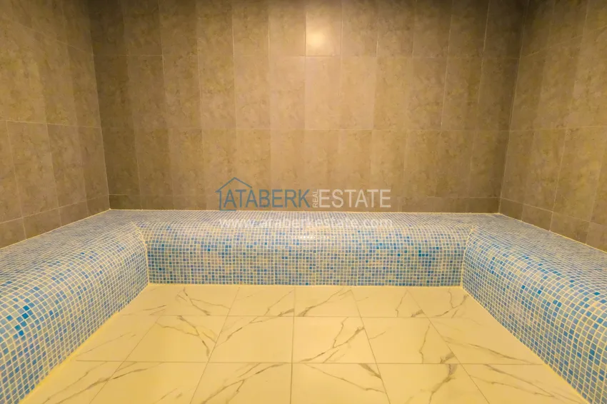 Apartment in Oba furnished with side sea view 23 