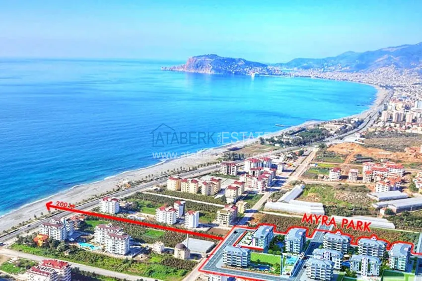 Furnished apartment in Kestel district in a comfort class complex 20 