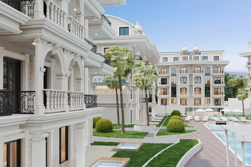 A unique project of a residential complex in the area of Turkler - Alanya 28 