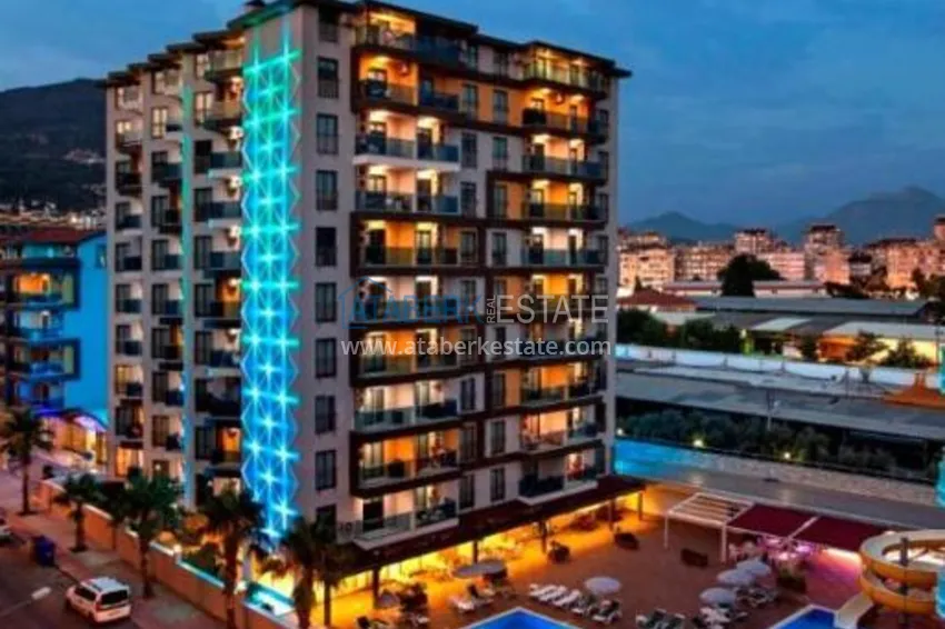 Apartments and studios in Alanya - Cleopatra beach area, two-room furnished 1 