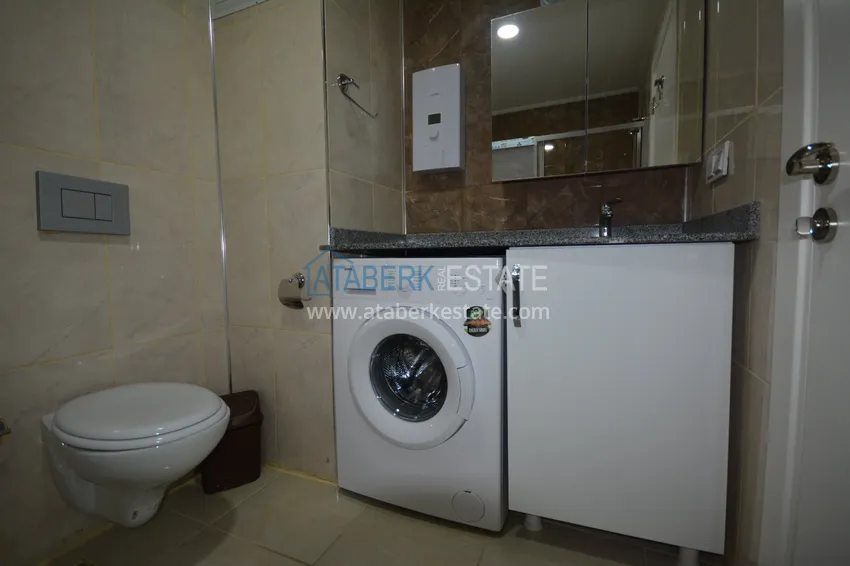 Purchase Furnished penthouse in Mahmutlar with sea view in a young complex 26 