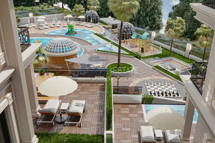 A unique project of a residential complex in the area of Turkler - Alanya 29 