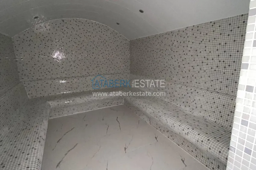 Apartment in Kargicak with a sea view in a complex on the first coastline 30 