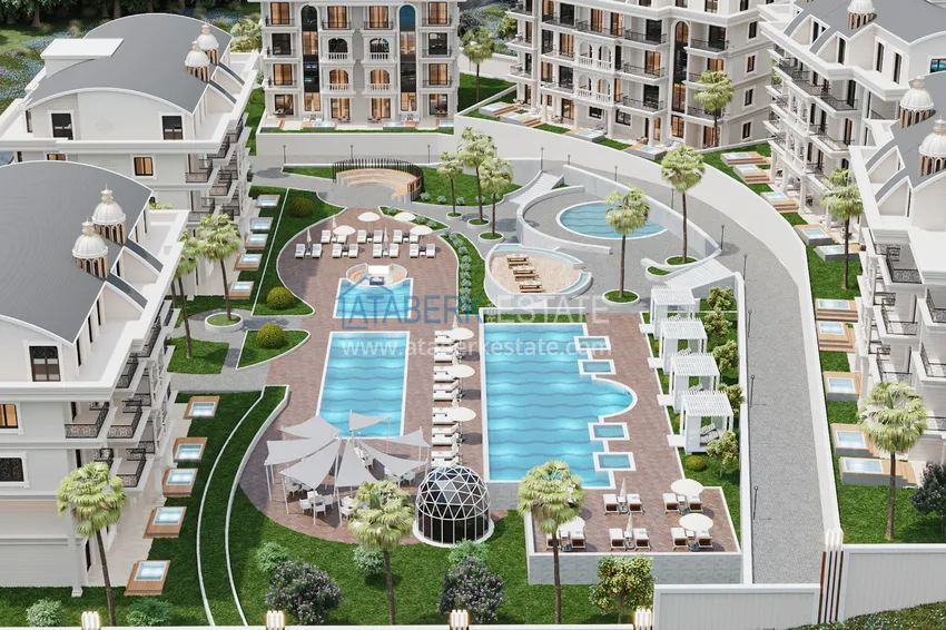 A unique project of a residential complex in the area of Turkler - Alanya 31 