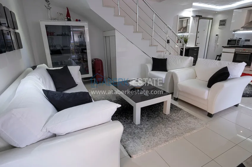 Purchase Penthouse - duplex in the center of Alanya furnished with mountain views 2 