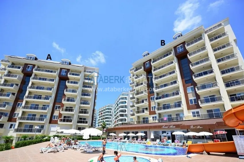 Apartment in Avsallar with sea and mountain views in a complex with a private beach 3 