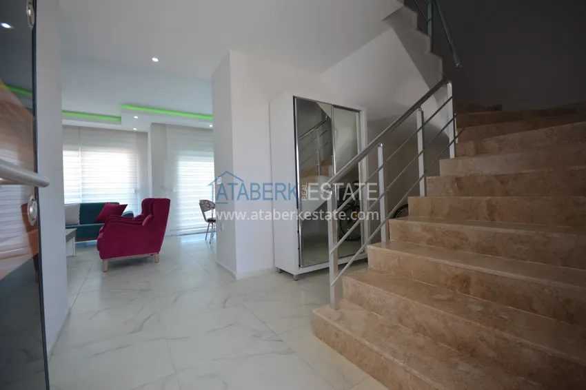 Purchase Furnished penthouse in Mahmutlar with sea view in a young complex 2 