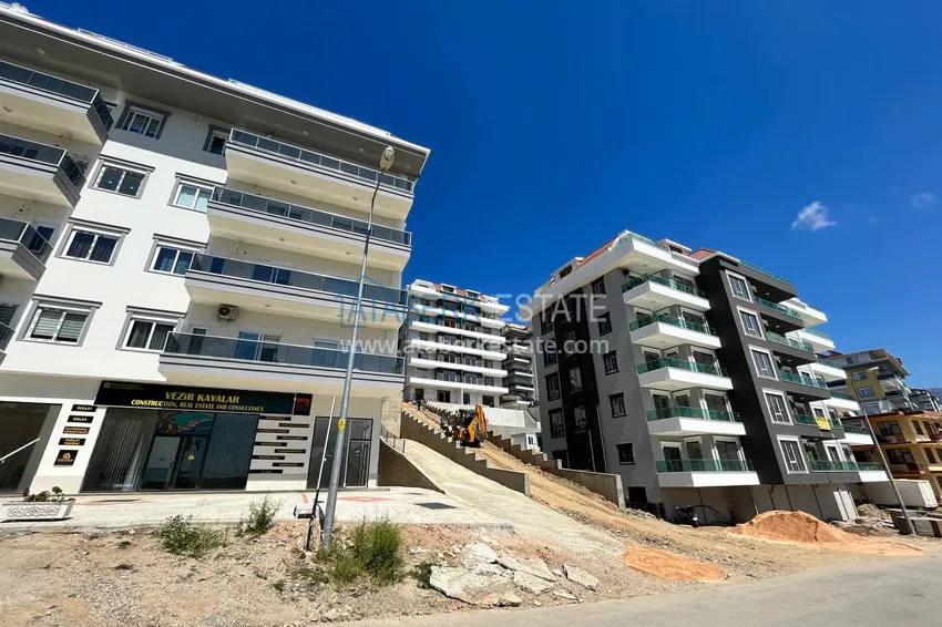 Duplex in Oba five-room apartment with separate kitchen and open sea view 3 