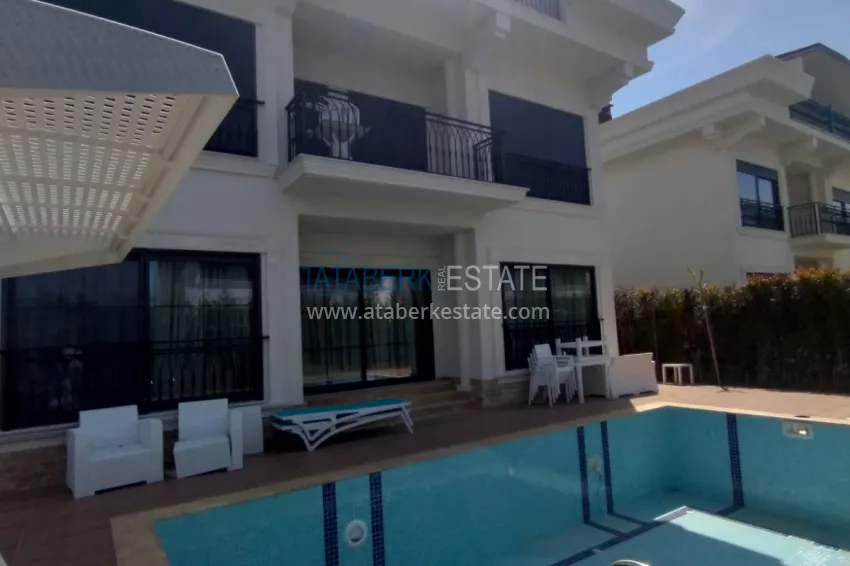 Villas - triplex in Belek from the developer furnished with a private pool 2 
