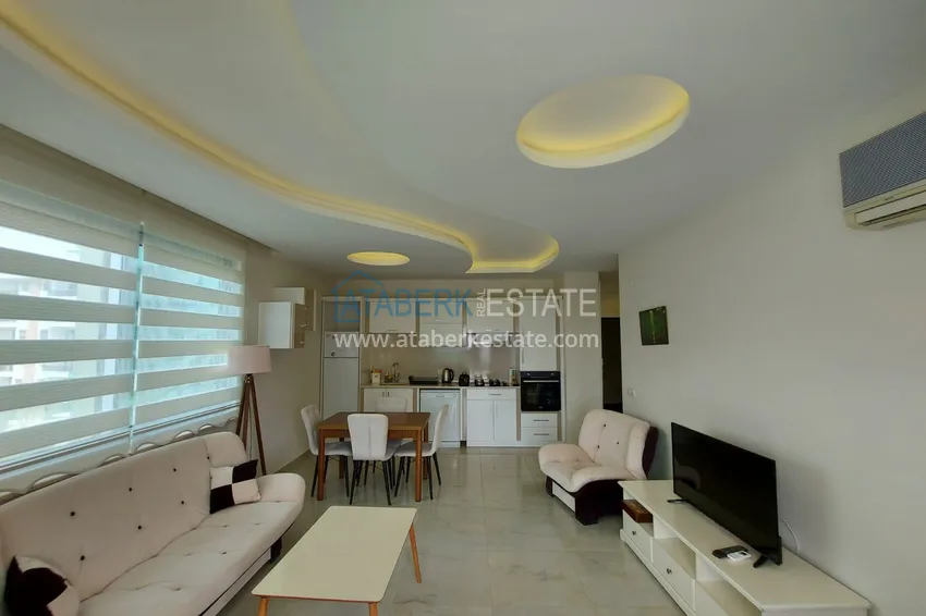Purchase  Furnished apartments in Kestel with sea views in a residential complex 2 