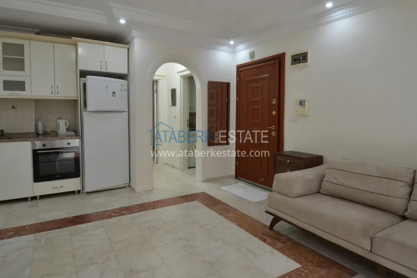 Purchase Apartment in the center of Alanya one-bedroom with furniture in a city residential building 2 