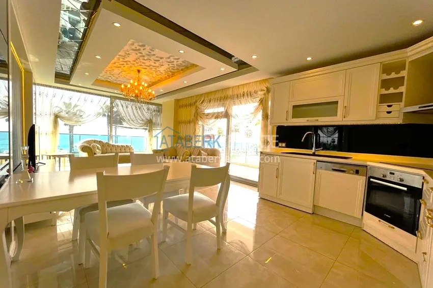 Purchase  Furnished apartment in Mahmutlar in a complex on the first coastline 3 