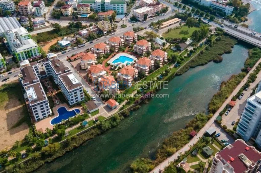 Garden duplex in Kestel with furniture in a complex on the banks of the Dim Chay River 2 