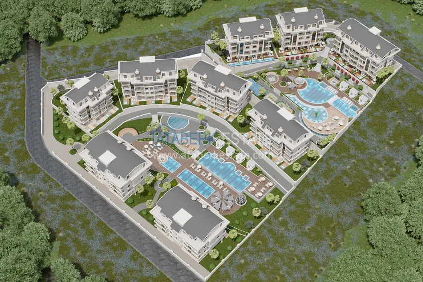 A unique project of a residential complex in the area of Turkler - Alanya 33 