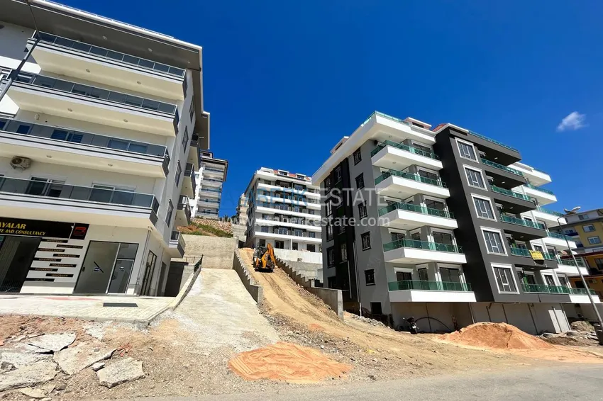 Duplex in Oba five-room apartment with separate kitchen and open sea view 4 