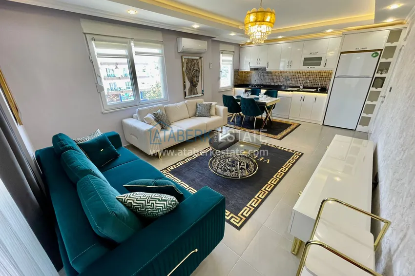 Purchase  Furnished apartment in the Kestel district with a glazed balcony and mountain views 3 