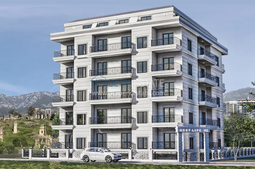 Two-room apartment in Mahmutlar with a fine finish - New building 3 