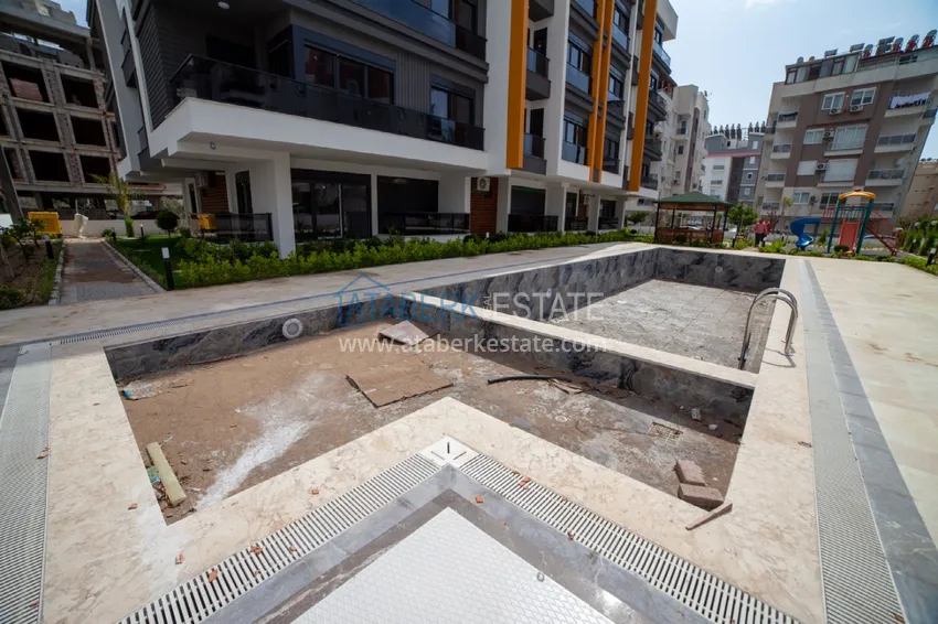 Apartments in Antalya Konyaalti district - Hurma in a complex under construction 4 