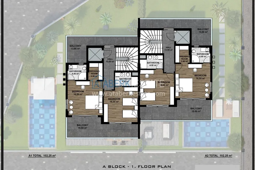 Buy cheap New project of a luxury villa complex in Alanya - Tepe area with the right to obtain citizenship 4 