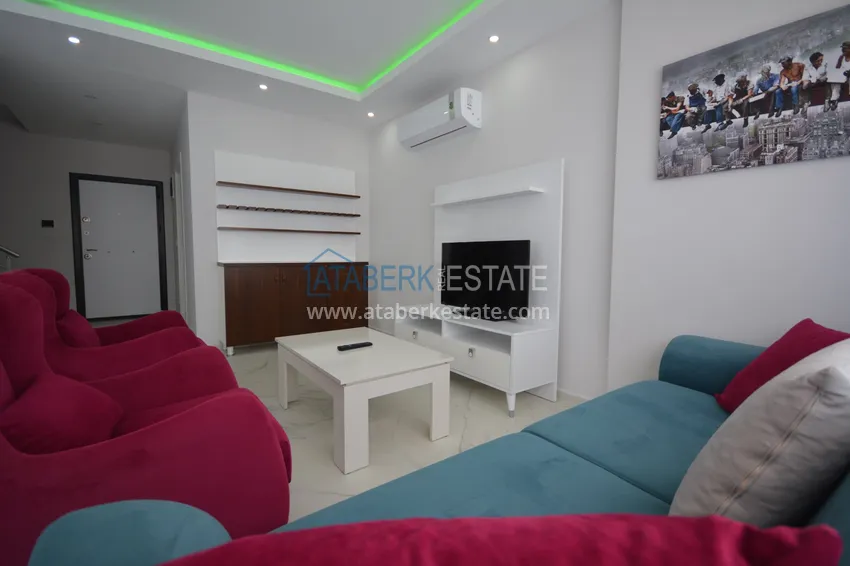 Purchase Furnished penthouse in Mahmutlar with sea view in a young complex 4 