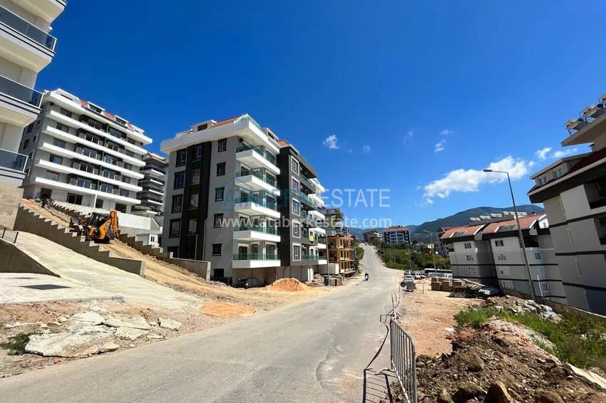 Duplex in Oba five-room apartment with separate kitchen and open sea view 5 