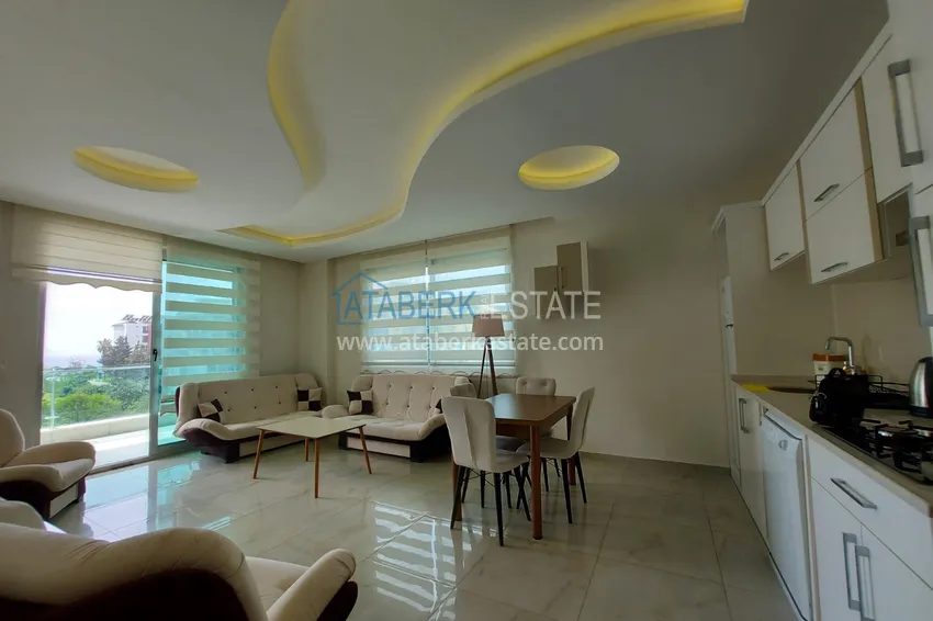 Purchase  Furnished apartments in Kestel with sea views in a residential complex 4 