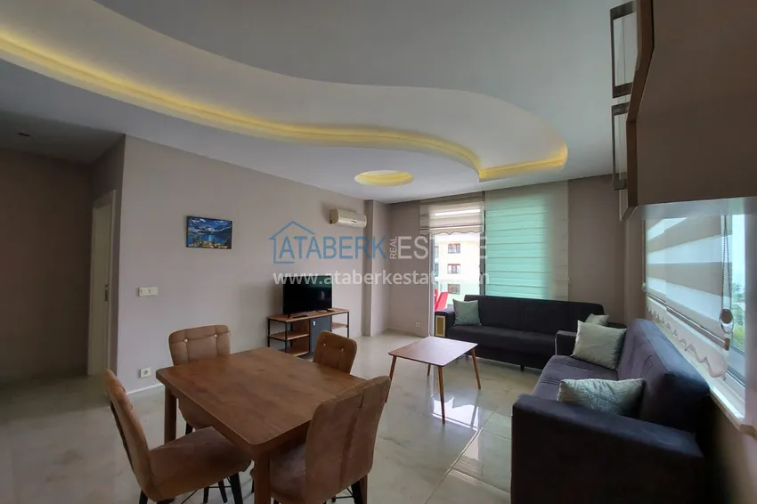 Purchase  Furnished apartments in Kestel with sea views in a residential complex 18 