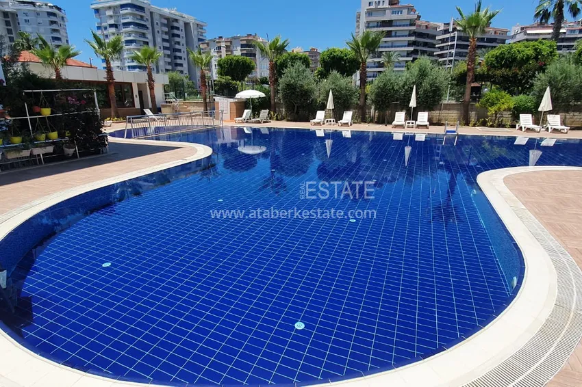 Garden duplex in Kestel with furniture in a complex on the banks of the Dim Chay River 4 