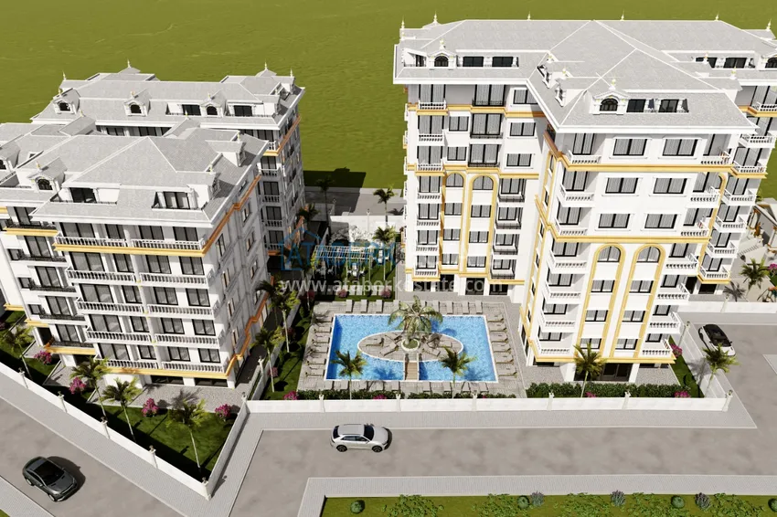 New investment-attractive project in the center of Alanya - Keykubat beach area 4 