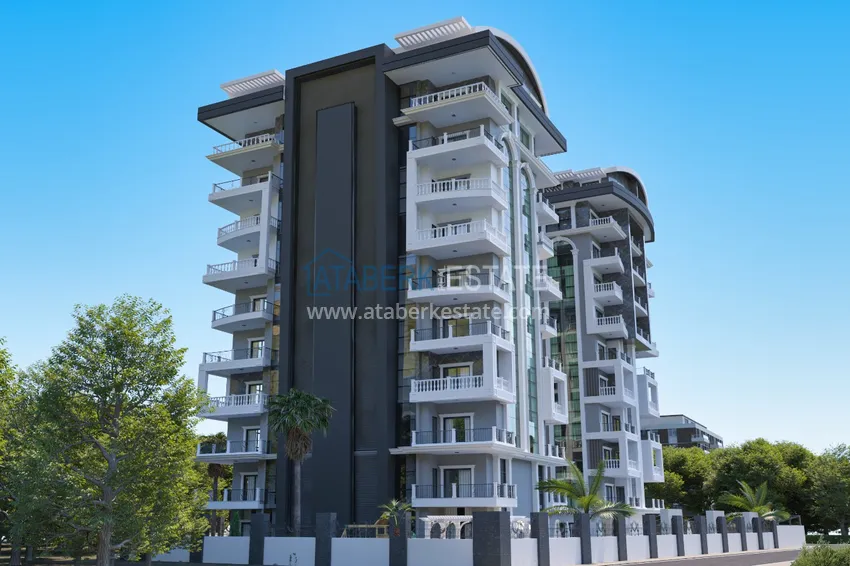 🔥 Our project. New off-plan project of a multi-apartment residential complex in the center of Alanya 4 