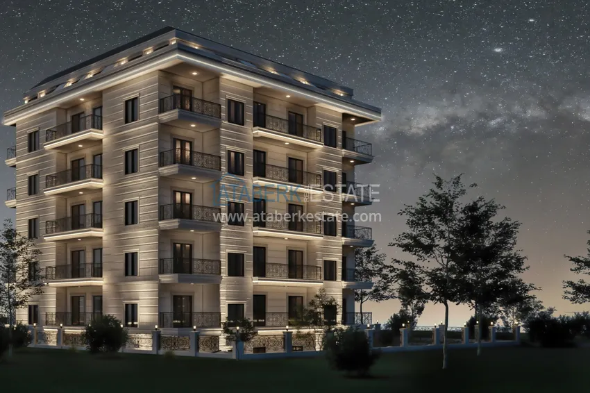 Two-room apartment in Mahmutlar with a fine finish - New building 4 