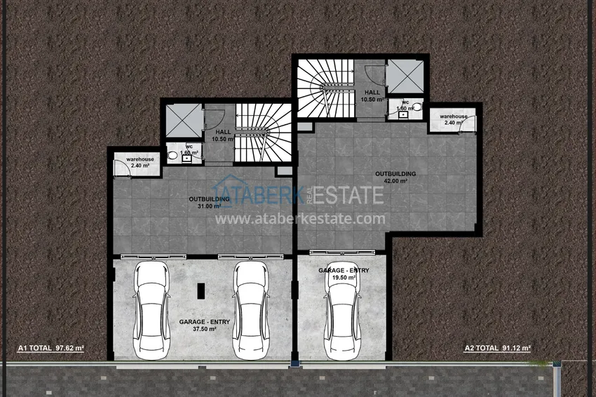 Buy cheap New project of a luxury villa complex in Alanya - Tepe area with the right to obtain citizenship 5 