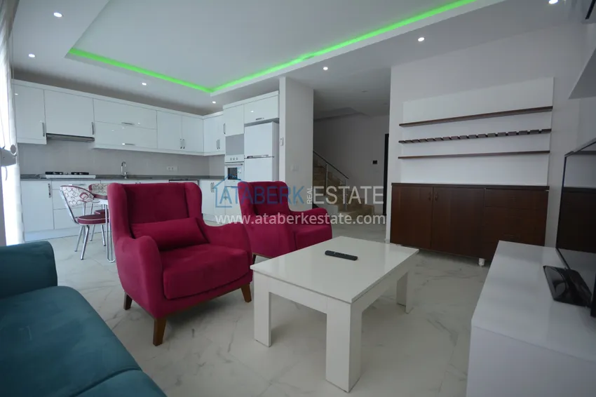 Purchase Furnished penthouse in Mahmutlar with sea view in a young complex 5 