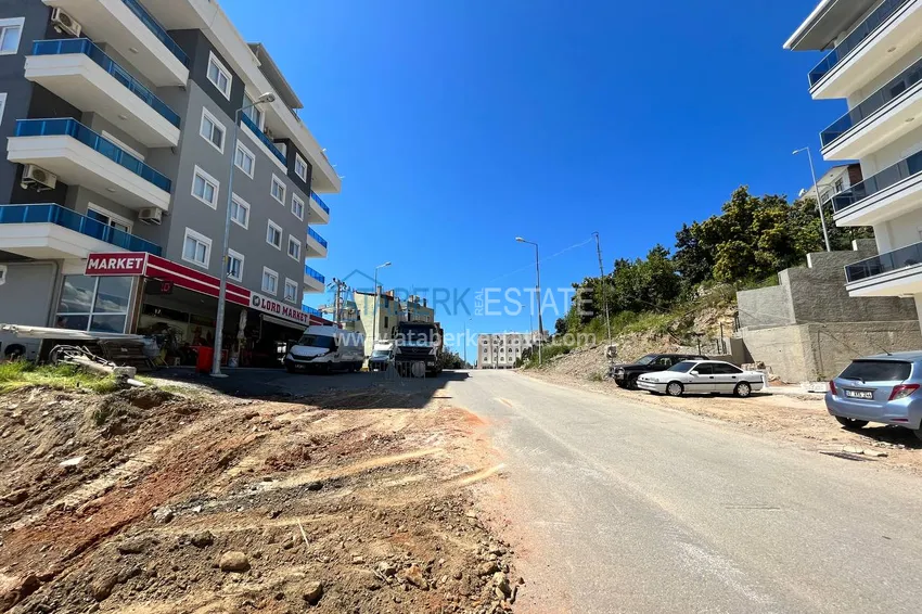 Duplex in Oba five-room apartment with separate kitchen and open sea view 6 