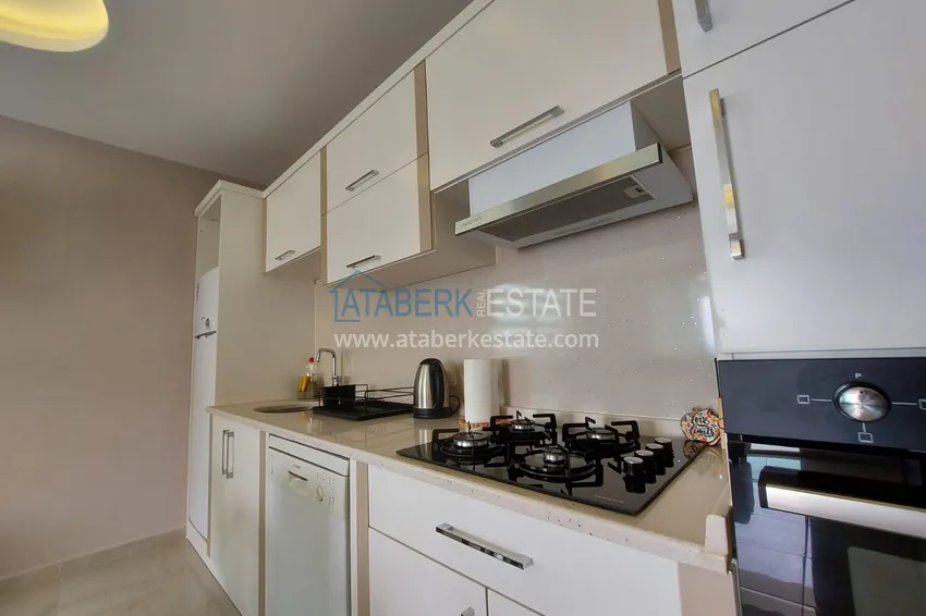 Purchase  Furnished apartments in Kestel with sea views in a residential complex 19 