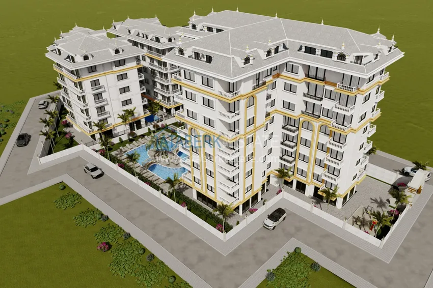 New investment-attractive project in the center of Alanya - Keykubat beach area 5 