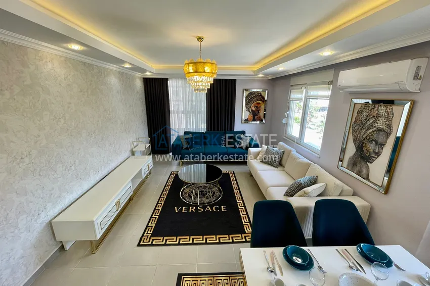 Purchase  Furnished apartment in the Kestel district with a glazed balcony and mountain views 5 