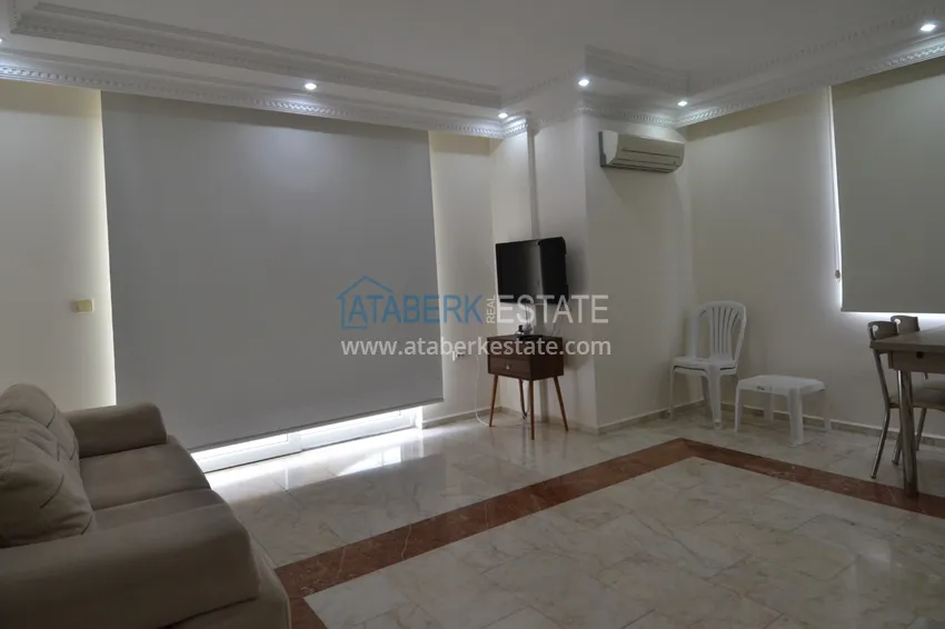Purchase Apartment in the center of Alanya one-bedroom with furniture in a city residential building 5 