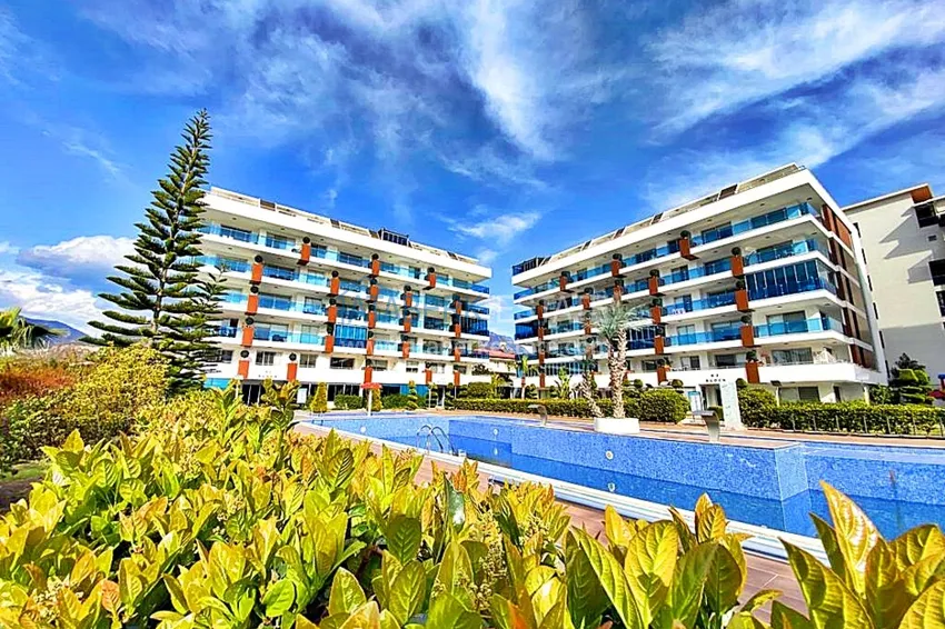 Penthouse - duplex in Kestel with a separate kitchen and sea and mountain views 6 