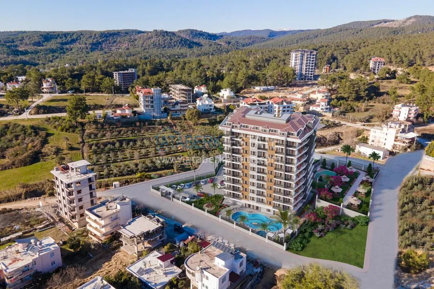 Nowy projekt wielomieszkaniowego kompleksu mieszkaniowego w Alanyi - dzielnica Avsallar 6 