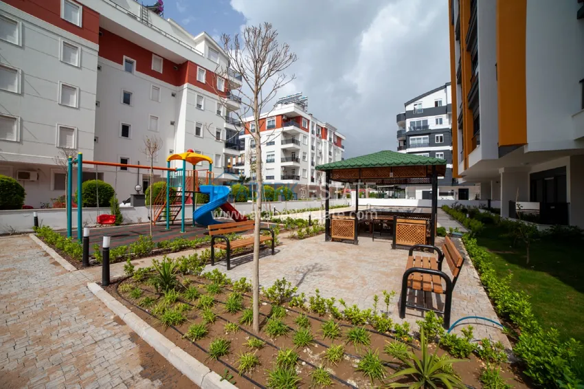 Apartments in Antalya Konyaalti district - Hurma in a complex under construction 10 