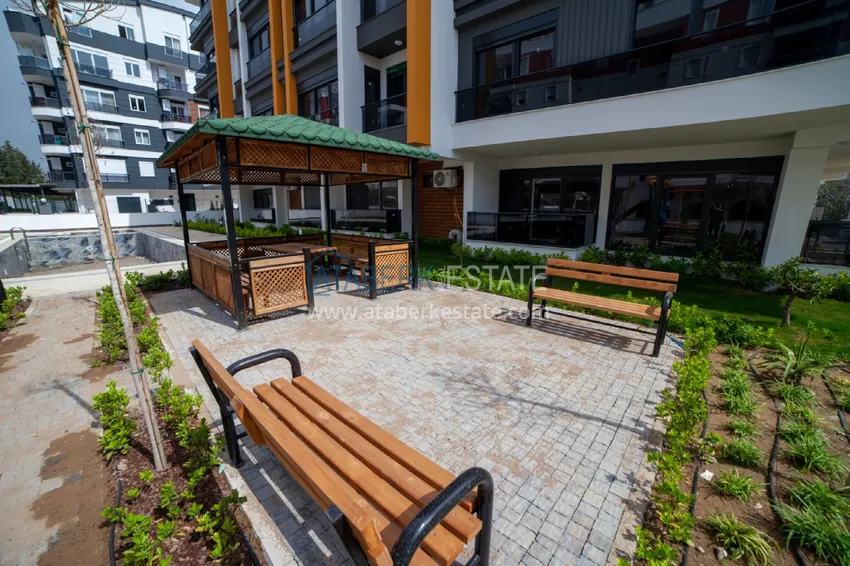 Apartments in Antalya Konyaalti district - Hurma in a complex under construction 12 