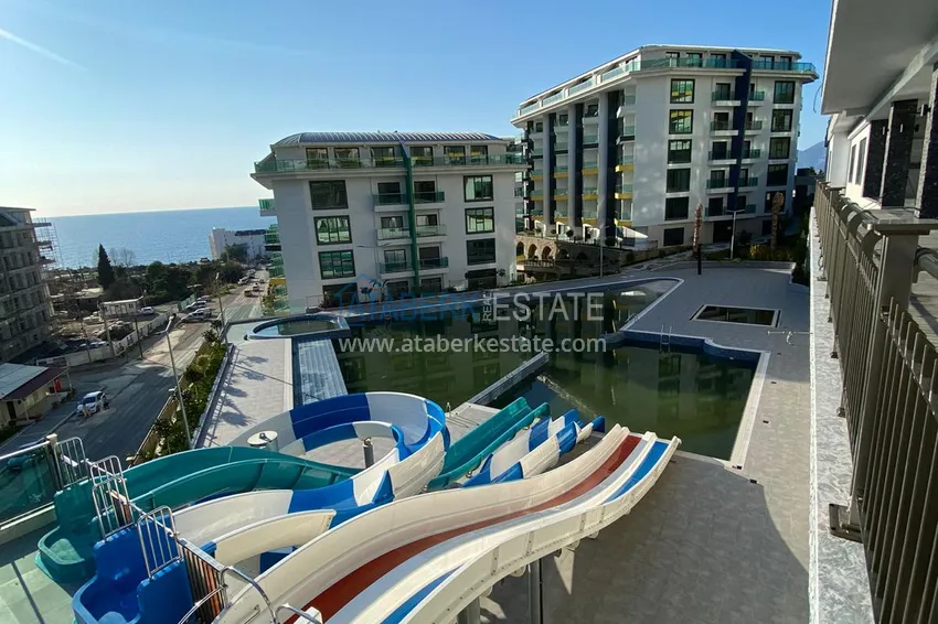 Apartment in Kargicak with a sea view in a complex on the first coastline 6 