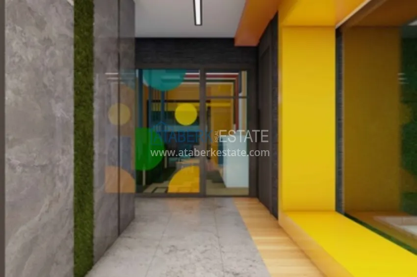 Apartments in the center of Alanya from an investor in a premium class boutique complex under construction 17 