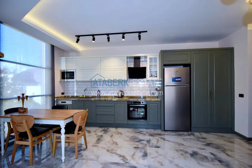 Purchase Apartments in Alanya - Cleopatra beach area with furniture and designer fine finishes 6 