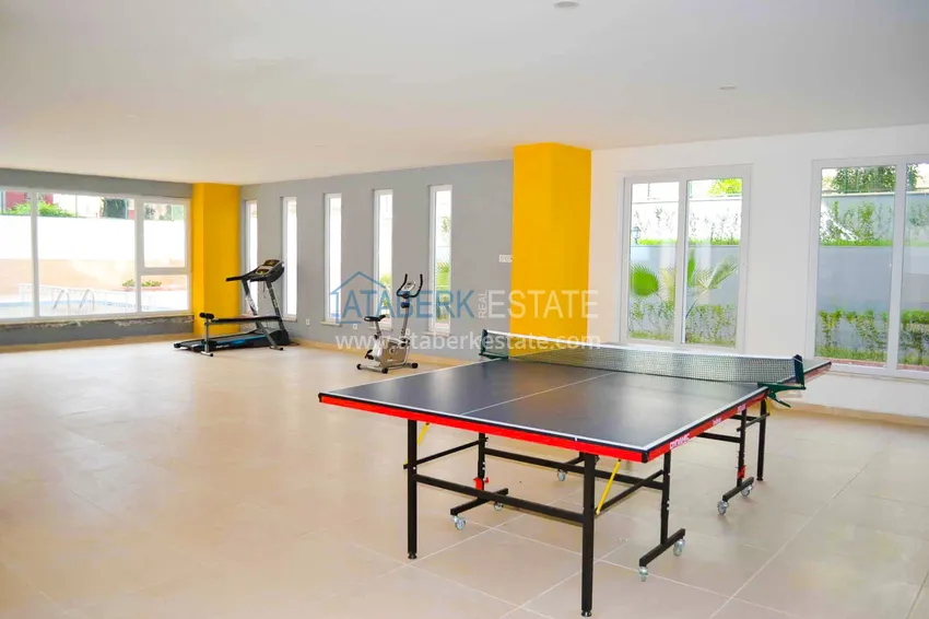 Furnished penthouse in Mahmutlar with sea view in a young complex 6 