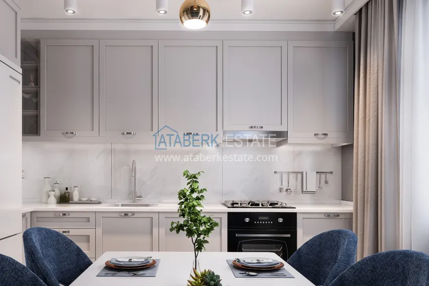 Purchase Apartments in Alanya - Avsallar area from the investor in the complex at the final stage 6 