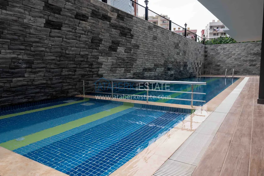 Furnished apartment in Mahmutlar in a young complex 7 